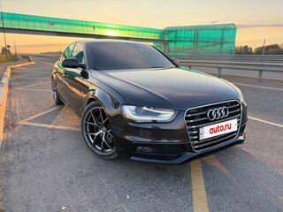 2013 Audi A4 IV (B8) Рестайлинг, чёрный, 1570000 рублей, вид 2