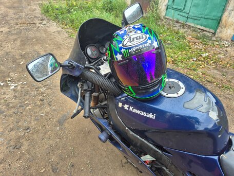 1995 Kawasaki ZXR 400, синий, 144000 рублей, вид 3