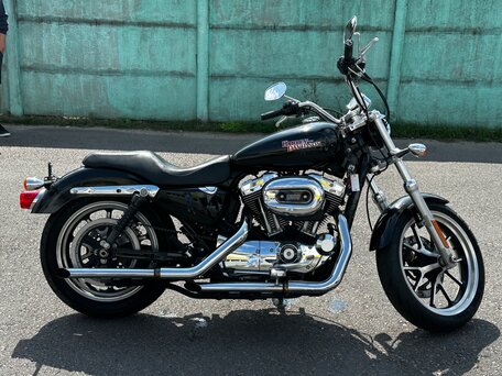 2014 Harley-Davidson Sportster 1200, чёрный, 530000 рублей, вид 2