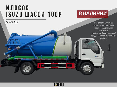 2026 Isuzu Ассенизаторская машина, синий, 4348000 рублей, вид 1