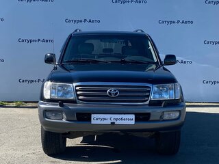 2004 Toyota Land Cruiser 100 Series Рестайлинг 1, чёрный, 1600000 рублей, вид 2