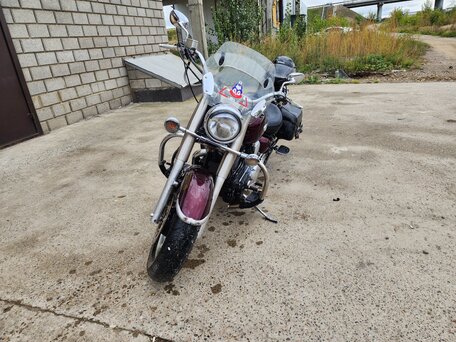 2005 Yamaha XV 1700 Road Star, пурпурный, 570000 рублей, вид 3