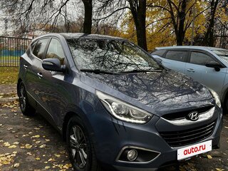 2015 Hyundai ix35 I Рестайлинг, синий, 1560000 рублей, вид 2