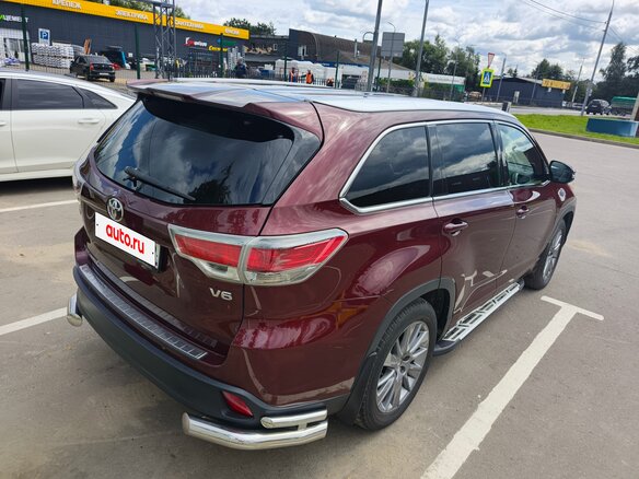 2014 Toyota Highlander III (XU50), красный, 2800000 рублей - вид 7