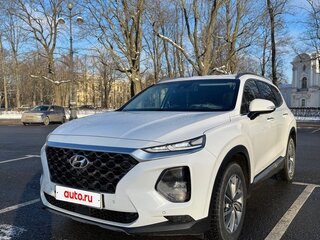 2019 Hyundai Santa Fe IV, белый, 2900000 рублей, вид 5