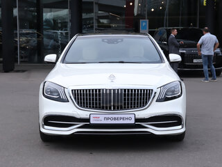2018 Mercedes-Benz Maybach S-Класс 560 I (X222) Рестайлинг, белый, 4734000 рублей, вид 2