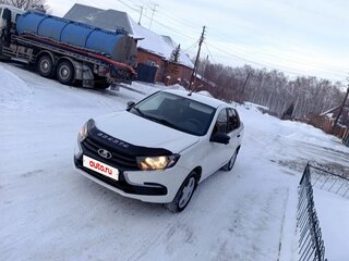 2019 Lada (ВАЗ) Granta I Рестайлинг, белый, 637000 рублей, вид 2
