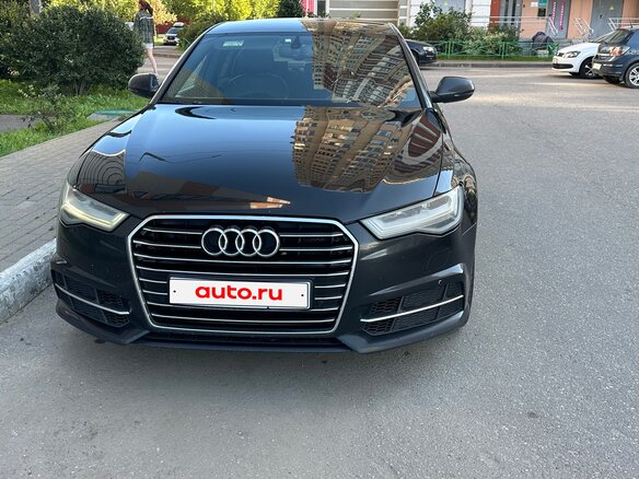 2016 Audi A6 IV (C7) Рестайлинг, чёрный, 1600000 рублей