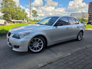 2006 BMW 5 серии 525i V (E60/E61), серебристый, 1200000 рублей, вид 3