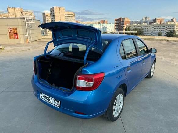 2018 Renault Logan II Рестайлинг, синий, 759000 рублей - вид 8