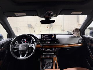 2021 Audi Q5 45 TFSI II (FY) Рестайлинг, синий, 3690000 рублей, вид 5