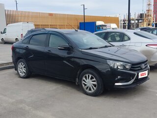 2016 Lada (ВАЗ) Vesta I, чёрный, 650000 рублей, вид 5
