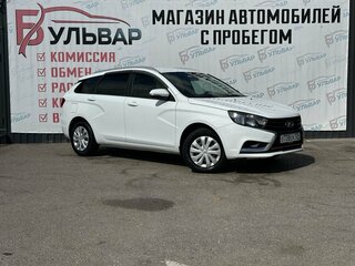 2018 Lada (ВАЗ) Vesta SW I, белый, 890000 рублей, вид 1