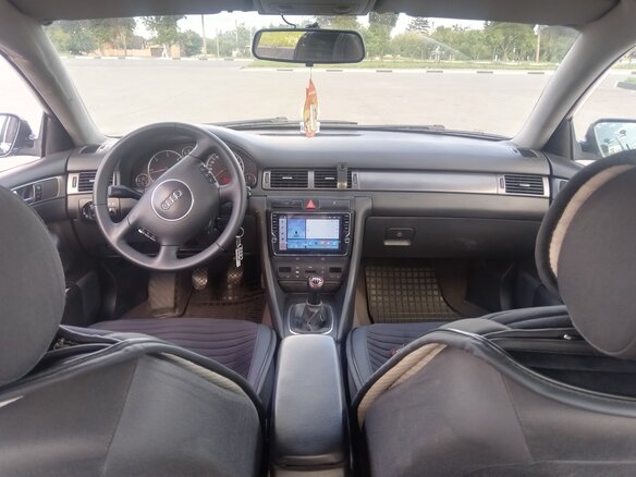 2002 Audi A6 II (C5) Рестайлинг, чёрный - вид 12
