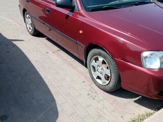 2009 Hyundai Accent ТагАЗ II, пурпурный, 250000 рублей, вид 1