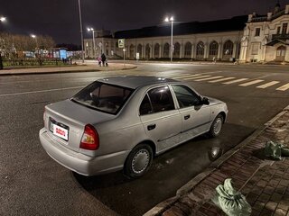 2005 Hyundai Accent ТагАЗ II, серебристый, 255000 рублей, вид 5