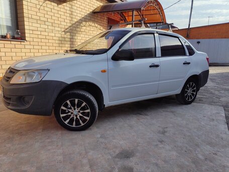 2015 Lada (ВАЗ) Granta I, белый, 349000 рублей, вид 4