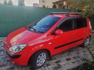 2006 Hyundai Getz I Рестайлинг, красный, 610000 рублей, вид 3