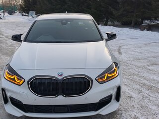 2022 BMW 1 серии 118i III (F40), белый, 2150000 рублей, вид 3