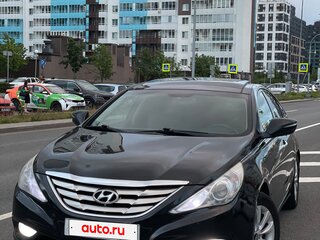 2011 Hyundai Sonata VI (YF), чёрный, 953000 рублей, вид 2