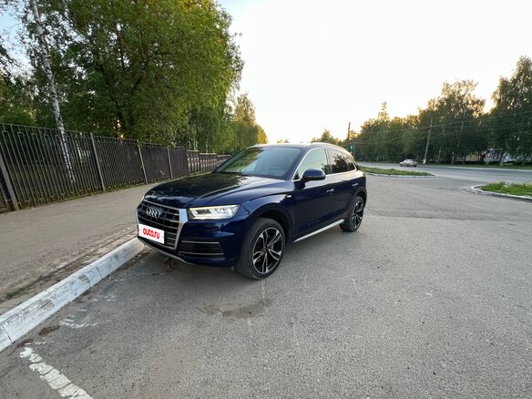 2017 Audi Q5 II (FY), синий, 3000000 рублей - вид 1