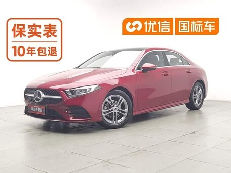 2022 Mercedes-Benz A-Класс 180 Long IV (W177), пурпурный, 1950000 рублей, вид 3