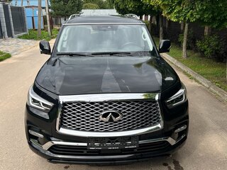2021 Infiniti QX80 I Рестайлинг 3, чёрный, 4640000 рублей, вид 1