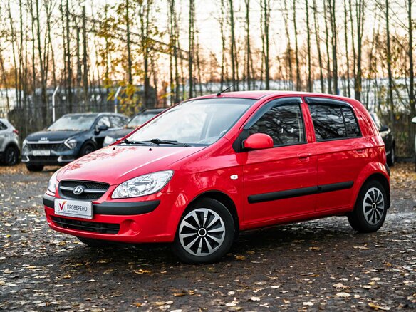 2010 Hyundai Getz I Рестайлинг, красный, 492000 рублей