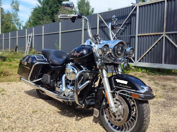 2013 Harley-Davidson Road King, чёрный, 1170000 рублей - вид 5