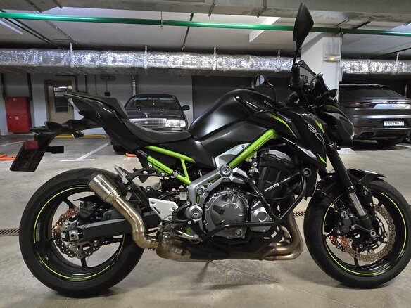 2019 Kawasaki Z 900, чёрный, 700000 рублей - вид 7