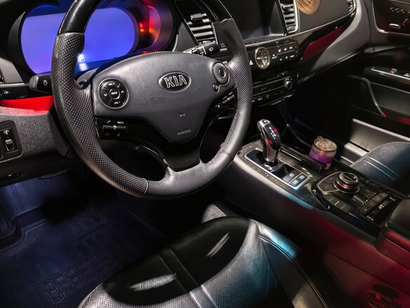 2015 Kia Quoris I Ресталинг 2, коричневый, 1730000 рублей - вид 6