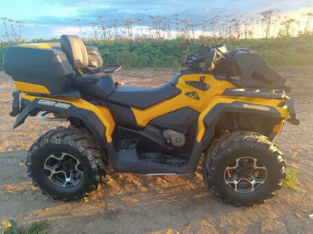 2012 BRP Can-Am Outlander MAX 1000, жёлтый, 1500000 рублей, вид 2