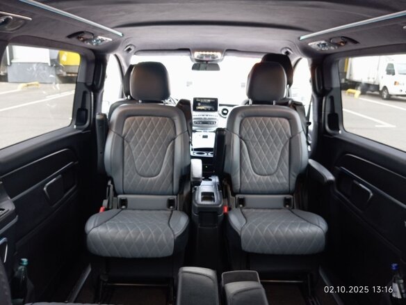 2019 Mercedes-Benz V-Класс Extra Long 300 d экстра длинный III (W447) Рестайлинг, серебристый, 6967782 рублей - вид 7