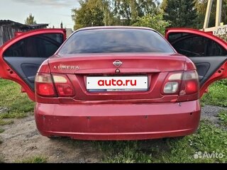 2003 Nissan Almera II (N16) Рестайлинг, красный, 150000 рублей, вид 4