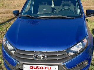 2022 Lada (ВАЗ) Granta Cross I Рестайлинг, синий, 860000 рублей, вид 2