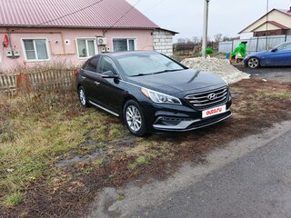 2015 Hyundai Sonata VII (LF), синий, 1100000 рублей, вид 3
