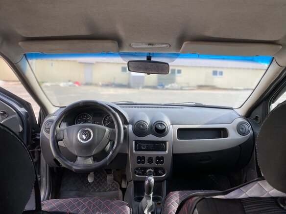 2010 Renault Logan I Рестайлинг, серый, 310000 рублей - вид 6