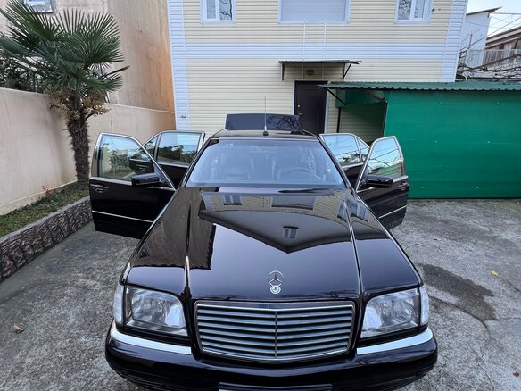 1997 Mercedes-Benz S-Класс 500 Long III (W140) Рестайлинг, пурпурный, 2449000 рублей