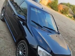 2013 Lada (ВАЗ) Granta Sport I, чёрный, 500000 рублей, вид 2