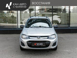 2014 Lada (ВАЗ) Kalina II, серебристый, 442650 рублей, вид 2