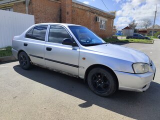 2007 Hyundai Accent ТагАЗ II, серебристый, 290000 рублей, вид 2