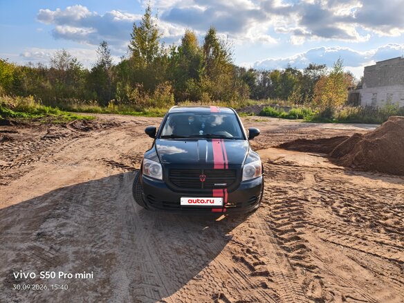 2008 Dodge Caliber I, чёрный - вид 2