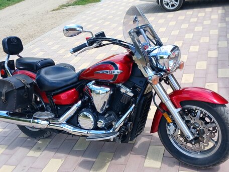 2013 Yamaha XVS1300, красный, 800000 рублей, вид 1