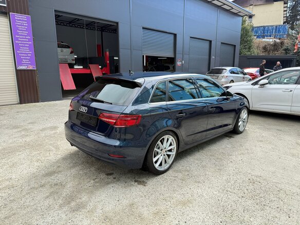 2018 Audi A3 III (8V) Рестайлинг, синий, 2250000 рублей - вид 7