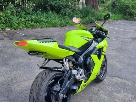 2002 Yamaha YZF-R1, зелёный, 600000 рублей, вид 3