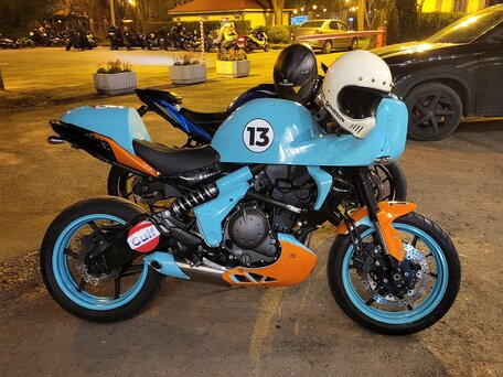 2010 Kawasaki Ninja 650, оранжевый, 300000 рублей, вид 1
