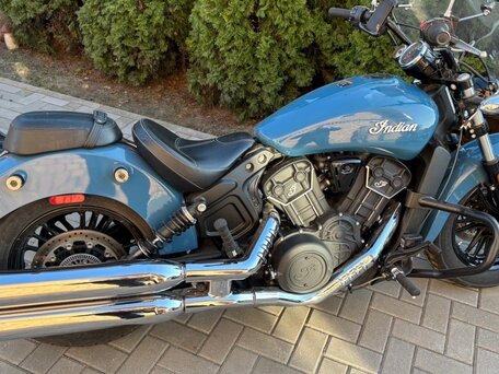 2023 Indian Scout Sixty, голубой, 1100000 рублей, вид 1