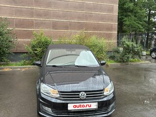 2019 Volkswagen Polo V Рестайлинг, чёрный, 1430000 рублей, вид 1