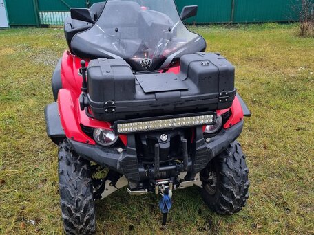 2009 Yamaha Grizzly 700, красный, 950000 рублей, вид 5