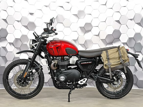 2024 Triumph Scrambler, красный, 1377000 рублей - вид 3